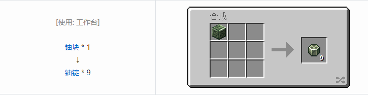 我的世界铁砧工艺重力科技合成表大全2026