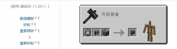 我的世界铁砧工艺重力科技合成表大全2026