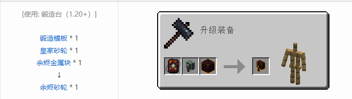 我的世界铁砧工艺重力科技合成表大全2026
