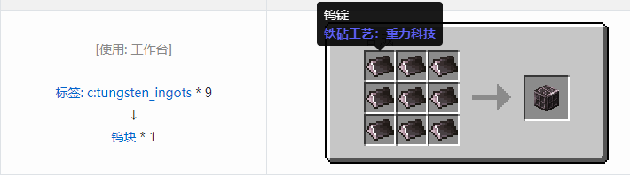 我的世界铁砧工艺重力科技合成表大全2026