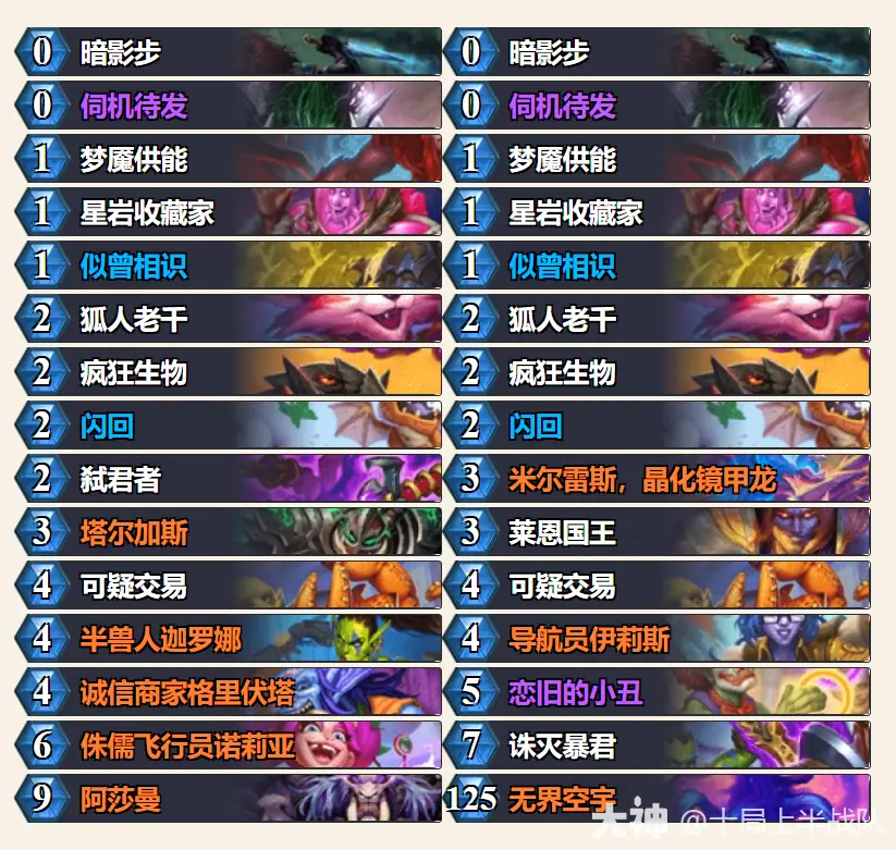 炉石传说2026盗贼卡组推荐