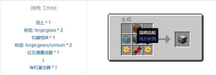 我的世界热力系列合成表大全2026