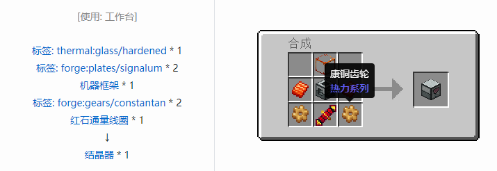 我的世界热力系列合成表大全2026