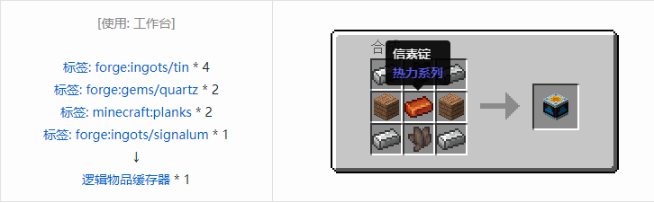 我的世界热力系列合成表大全2026