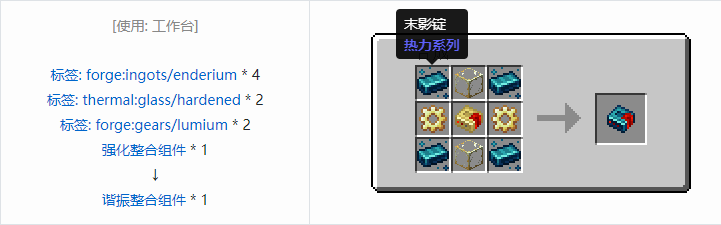 我的世界热力系列合成表大全2026