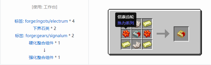 我的世界热力系列合成表大全2026