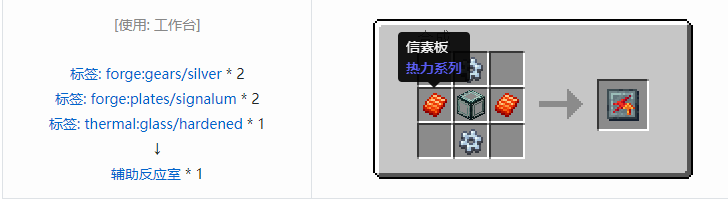 我的世界热力系列合成表大全2026