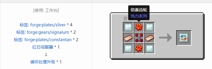 我的世界热力系列合成表大全2026