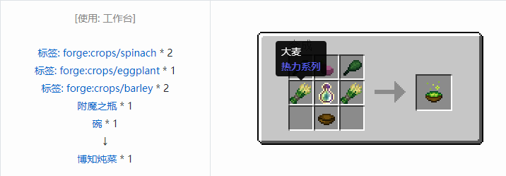 我的世界热力系列合成表大全2026