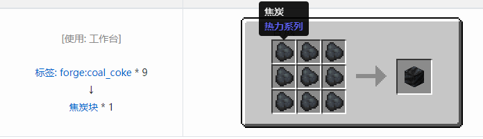 我的世界热力系列合成表大全2026