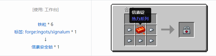 我的世界热力系列合成表大全2026