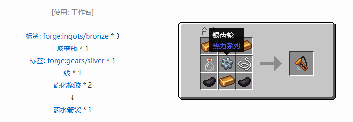 我的世界热力系列合成表大全2026