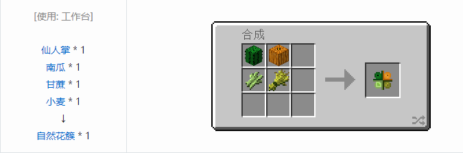 我的世界神秘农业材料合成表大全2026