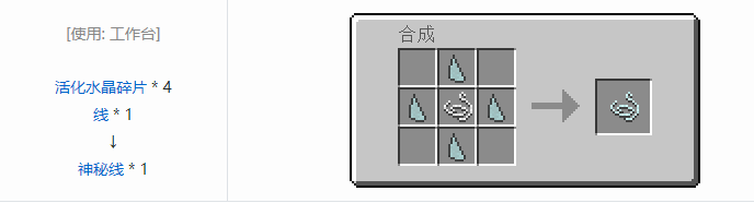 我的世界神秘农业材料合成表大全2026