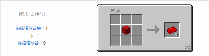 我的世界神秘农业材料合成表大全2026