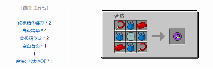 我的世界神秘农业合成表大全2026