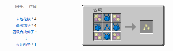 我的世界神秘农业合成表大全2026