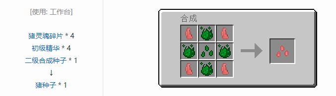 我的世界神秘农业合成表大全2026