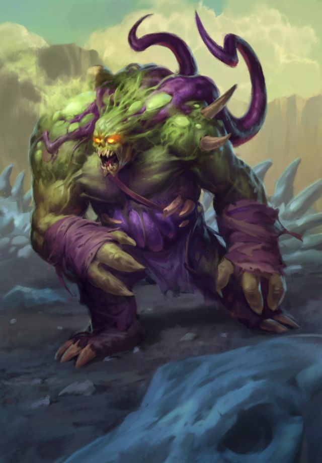 炉石传说邪恶荒裔怪卡牌图鉴