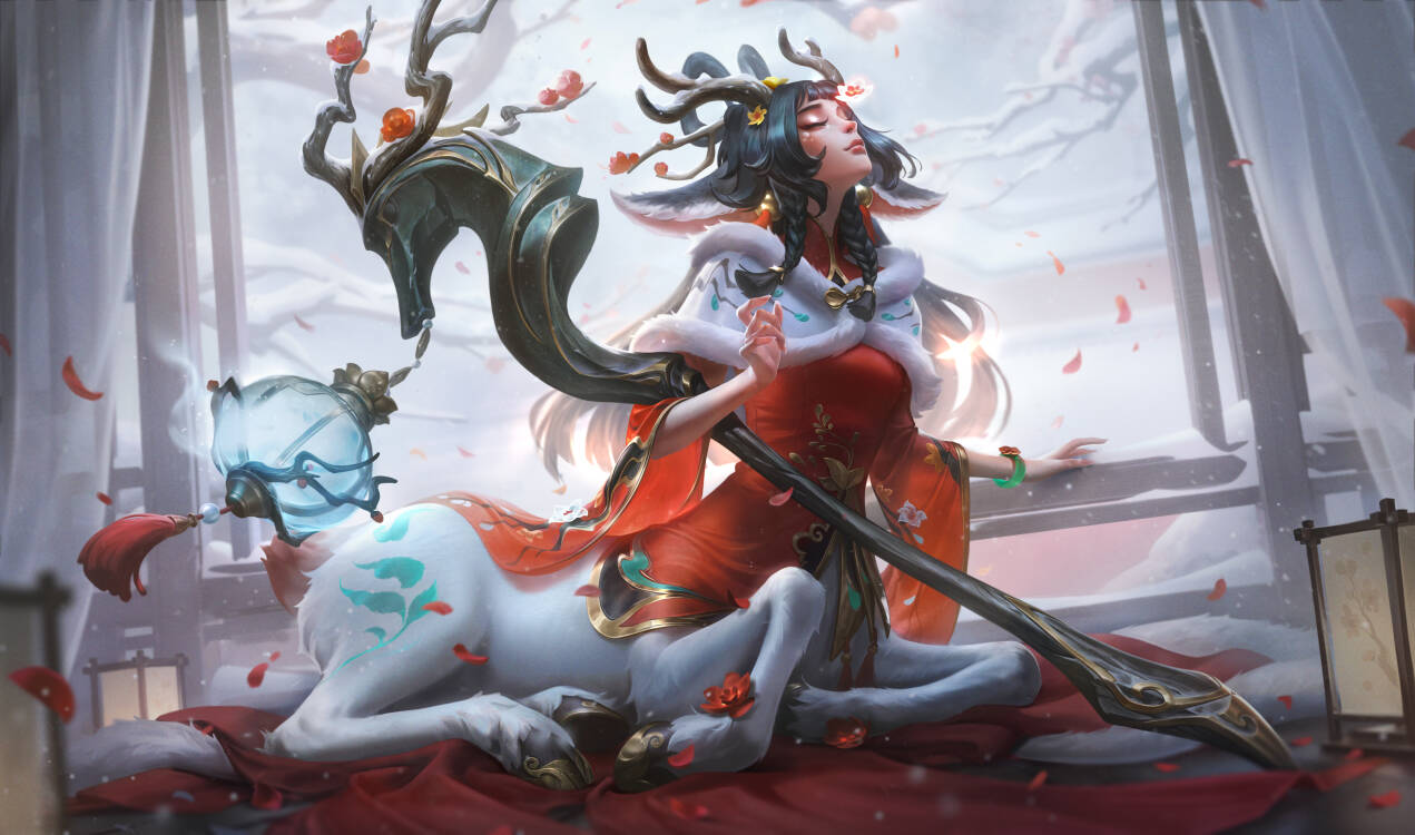 LOL踏雪寻梅莉莉娅皮肤效果预览