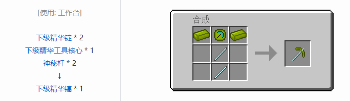我的世界神秘农业工具合成表大全2026