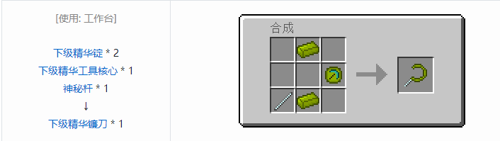 我的世界神秘农业工具合成表大全2026