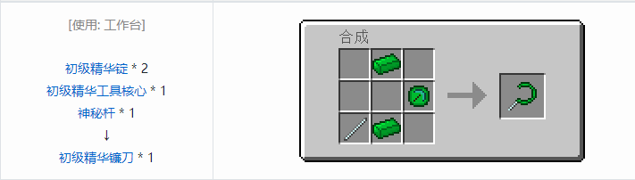 我的世界神秘农业工具合成表大全2026