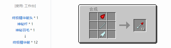 我的世界神秘农业合成表大全2026