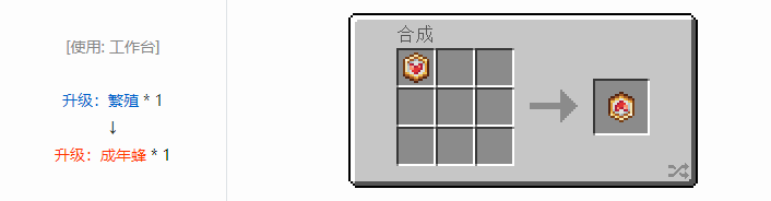 我的世界资源蜜蜂合成表大全2026