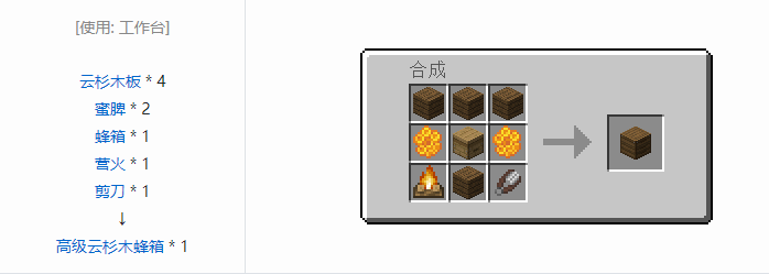 我的世界资源蜜蜂合成表大全2026