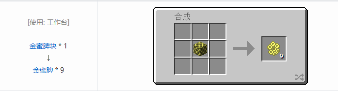 我的世界资源蜜蜂合成表大全2026