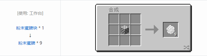 我的世界资源蜜蜂合成表大全2026