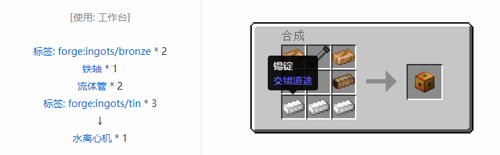 我的世界交错道途机器合成表大全2026