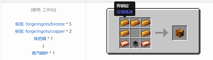 我的世界交错道途合成表大全2026