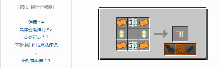 我的世界交错道途合成表大全2026