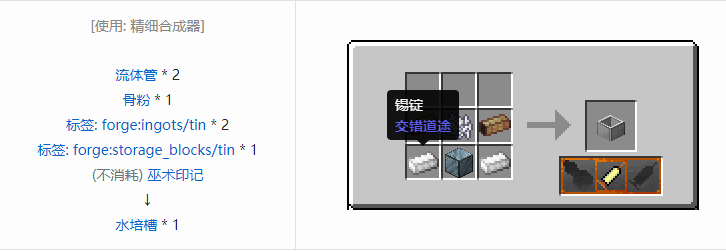 我的世界交错道途机器合成表大全2026