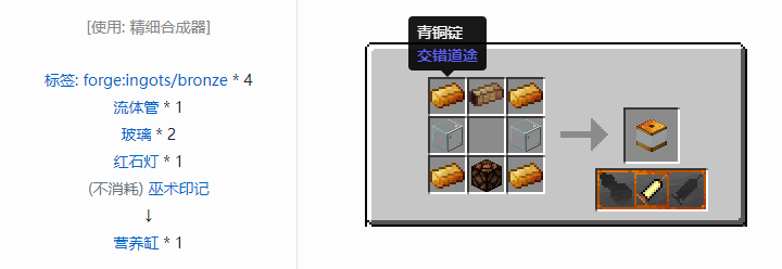 我的世界交错道途机器合成表大全2026