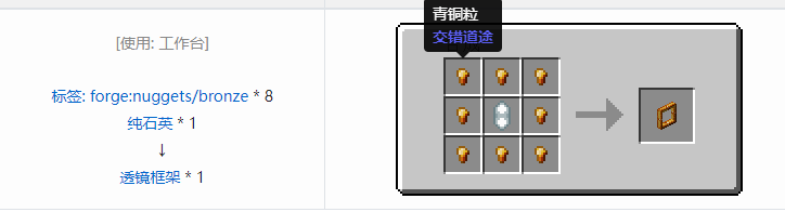 我的世界交错道途合成表大全2026