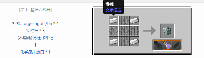 我的世界交错道途合成表大全2026