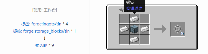 我的世界交错道途合成表大全2026