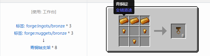 我的世界交错道途合成表大全2026