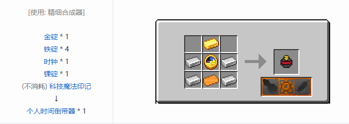 我的世界交错道途合成表大全2026