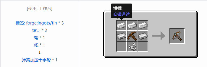 我的世界交错道途合成表大全2026