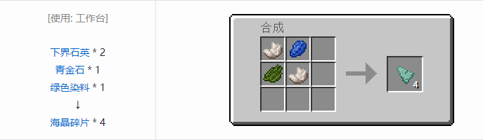 我的世界原版材料合成表大全图片2026