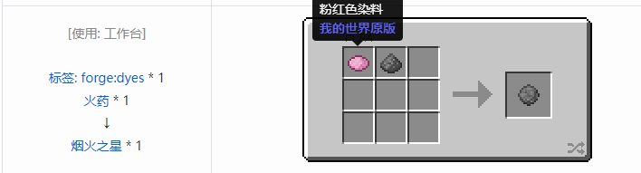 我的世界原版材料合成表大全图片2026