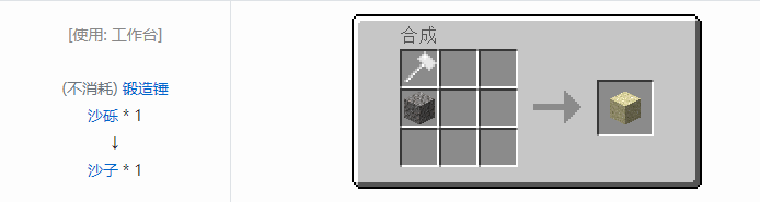 我的世界原版建筑方块合成表大全图片2026