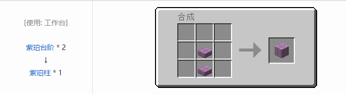 我的世界原版建筑方块合成表大全图片2026