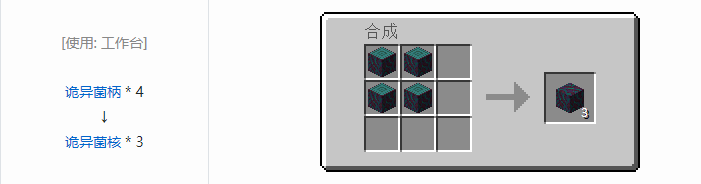 我的世界原版人工合成建筑方块合成表大全图片2026