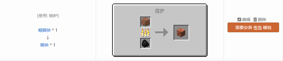 我的世界原版人工合成建筑方块合成表大全图片2026