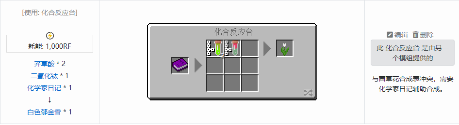 我的世界原版植物合成表大全图片2026